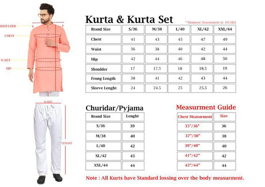 M15 - Men’s Jet Black Chikankari Cotton Kurta Pajama Set with White Churidar - Zenia Creations