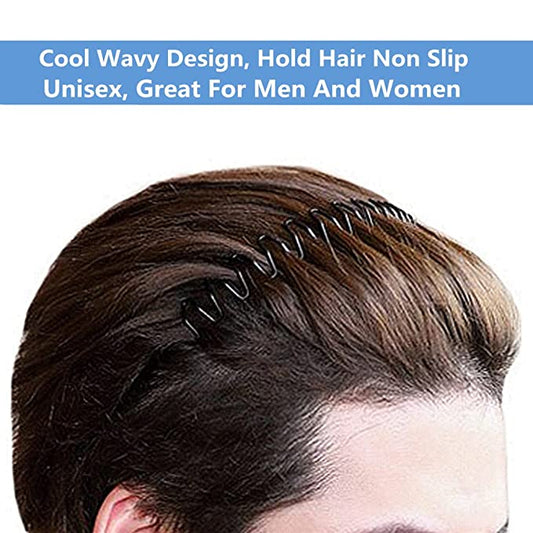 Metal Hair Band for Men Women Boys Girls Wavy look Headband