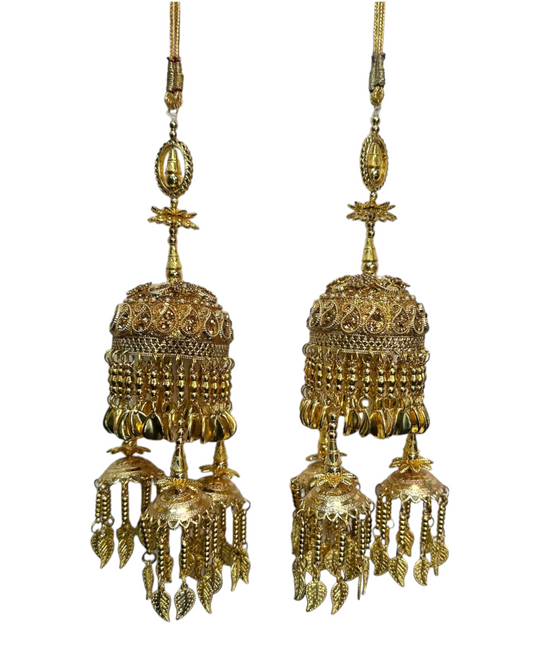 Gold Bridal Dulhan Kalire Traditional Punjabi Indian Wedding #K8