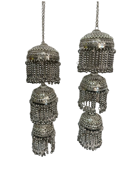 Silver Bridal Dulhan Kalire Traditional Punjabi Indian Wedding #K10