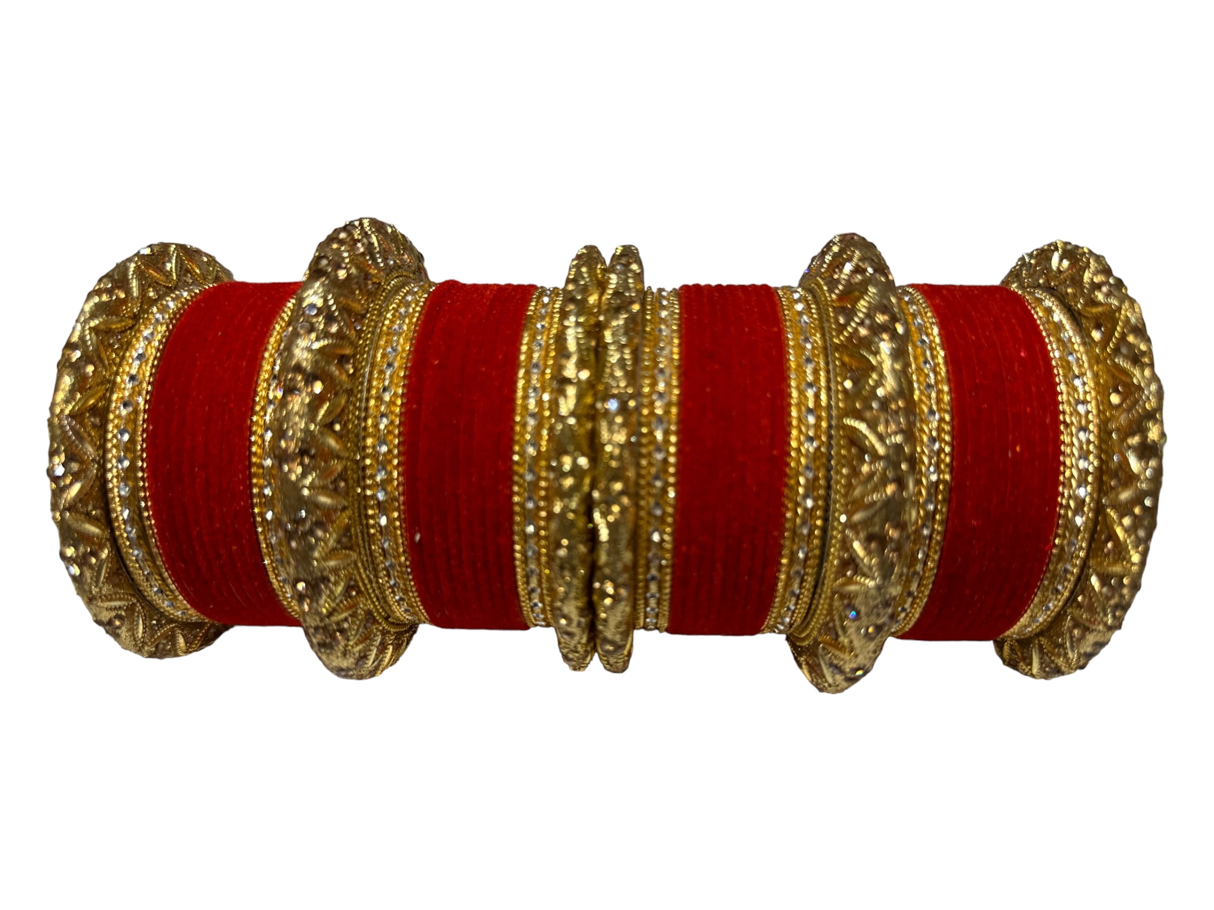 1188 Indian Metal Bangle Kangan Set Red Maroon Pink Green Blue Yellow