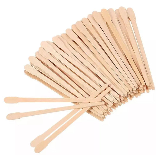Eyebrow Waxing Wooden Applicators
