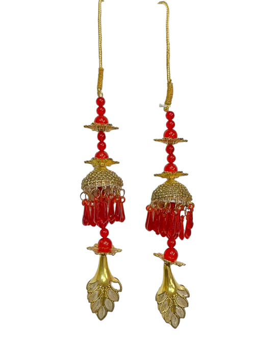 Red and Gold Bridal Dulhan Kaleera/ Kalira / Kalire Sikh Traditional Punjabi Indian Wedding #K3