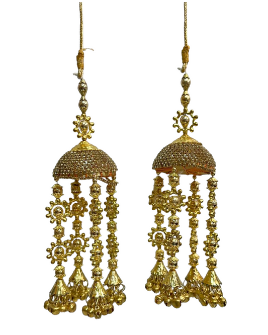 Gold Bridal Dulhan Kaleera/ Kalira / Kalire Sikh Traditional Punjabi Indian Wedding #K6