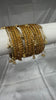 ANML - Gold Finish Stone Studded Bangle Set Traditional Antique