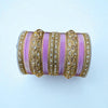 1176G- Color Metal Bangle with kada Set #1