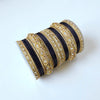 1176G- Color Metal Bangle with kada Set #2