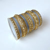 1176G- Color Metal Bangle with kada Set #2