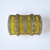 1176G- Color Metal Bangle with kada Set #2