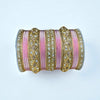 1176G- Color Metal Bangle with kada Set #2