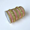 1176G- Color Metal Bangle with kada Set #2
