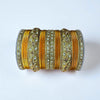 1176G- Color Metal Bangle with kada Set #1