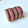1176G- Color Metal Bangle with kada Set #1