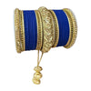 1216A Indian Bridal Bollywood Style Metal Bangle Set With Kalire Jhumki