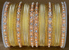 Indian Bangle Kangan churiya set with Rosegold kada #1250