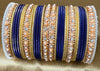 Indian Bangle Kangan churiya set with Rosegold kada #1250
