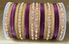 Indian Bangle Kangan churiya set with Rosegold kada #1250