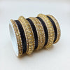 1129G Gold Color Metal Bangle Set Indian Bridal Churiyan Chudiyan Indian Jewelry (Copy)