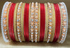 Indian Bangle Kangan churiya set with Rosegold kada #1250