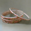 Sahiba - Indian Glass Bangles Churiyan Set With Hand Work