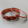 Sahiba - Indian Glass Bangles Churiyan Set With Hand Work