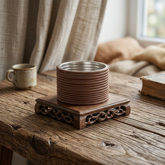 KGF- Kids Copper Textured Metal Bangle Set (Pack of 24)