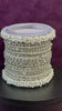 W4-AP Silver Oxidized Bangle Set with Clear CZ Stones and Pearls Bridal Chura