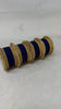 1186- Navy Velvet Bangle Set for Both Hands – Antique Gold Bridal