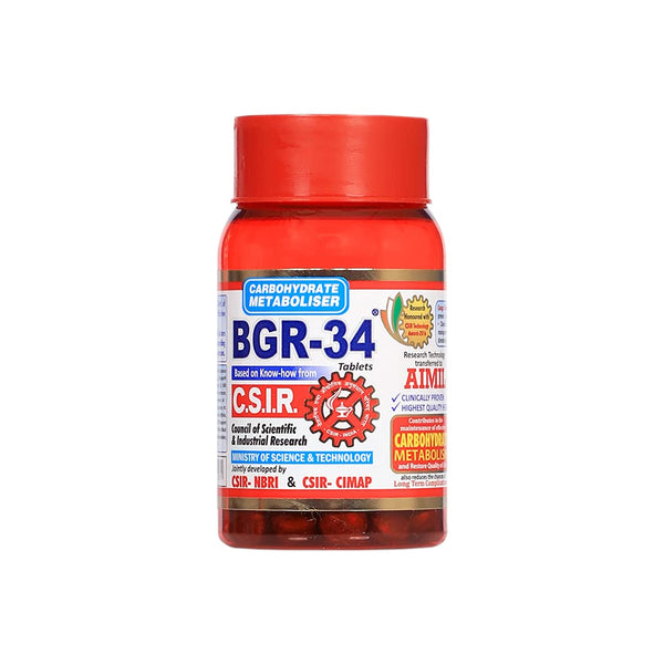 AIMIL BGR-34 Herbal Tablets: Healthy Blood Sugar Levels