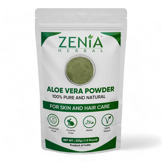 Zenia's Aloe Vera Powder for Hair and Skin