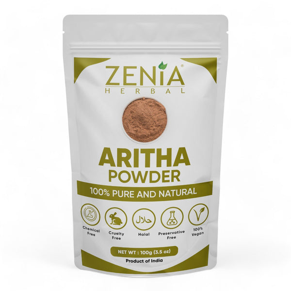 100g Zenia Pure Aritha (Reetha) Soapnut Powder