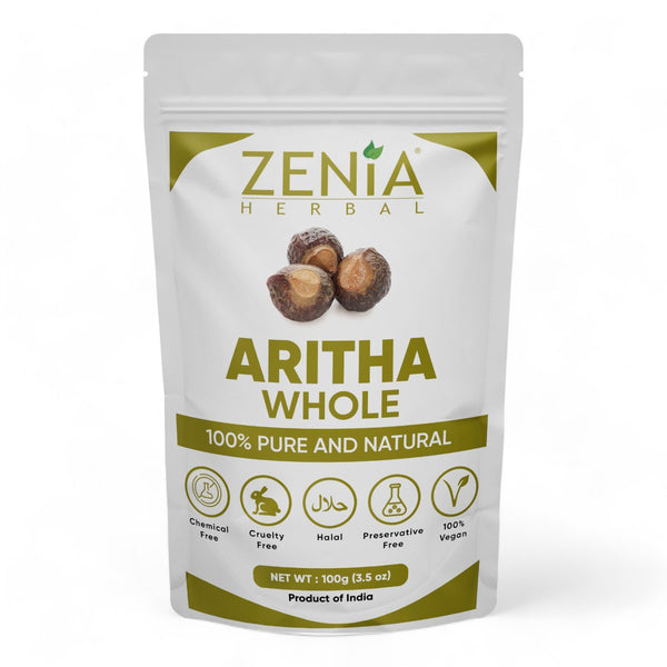 100g Zenia Whole Aritha Soapnut