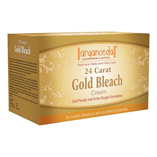 Aryanveda 24 Carat Gold Bleach Cream: Radiant Skin Brightening