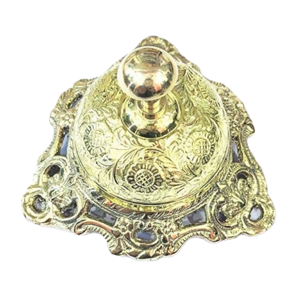 Handmade Ornate Solid Brass Counter Bell