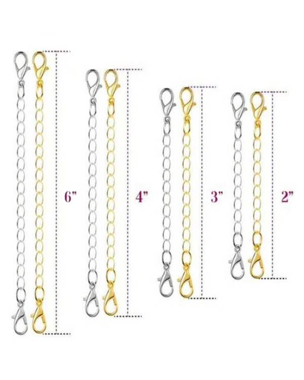 Chain Extender Extension For Necklace Bracelet Jewelry Lobster Clasps