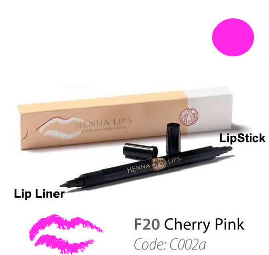 Natural Longlisting Henna Lip Liner and Lipstick Pens