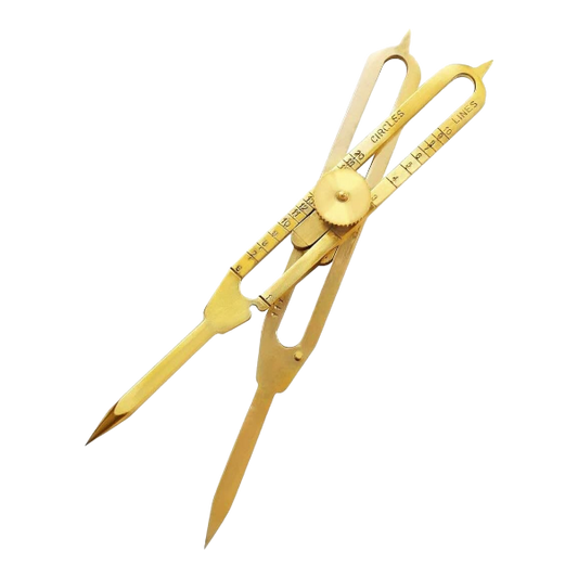 Solid Brass Proportional Divider 6" | Drafting Compass Caliper