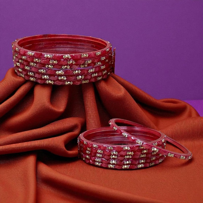 Set  of 12 Pooja - Indian Glass Bangles Churiyan Set various Colors and Sizes MP