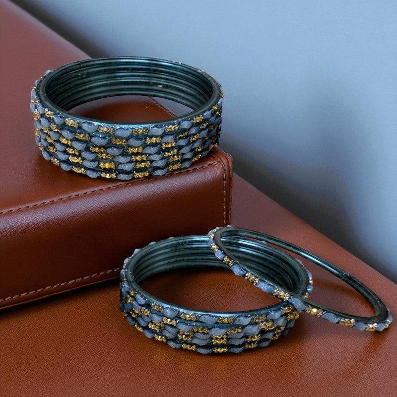 Set  of 12 Pooja - Indian Glass Bangles Churiyan Set various Colors and Sizes MP