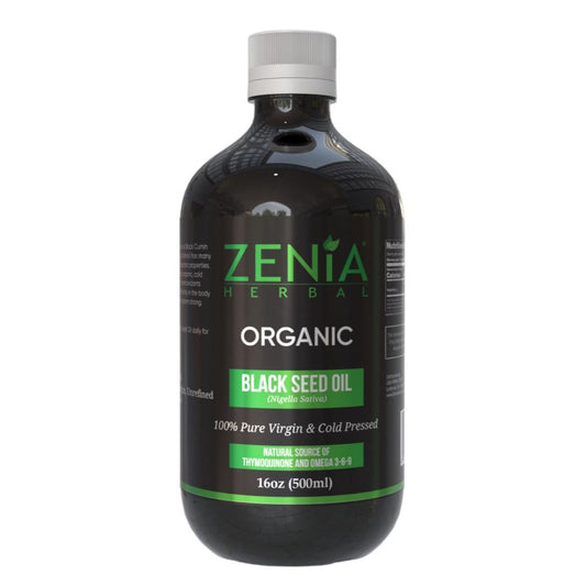 Zenia Black Seed Oil 16oz Organic Pure virgin and Cold Press