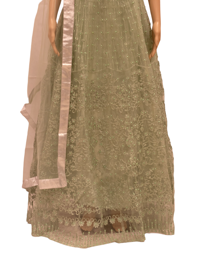 Partywear Lehenga Dress, Choli Blouse, and Net Dupatta Model 32 - Zenia Creations