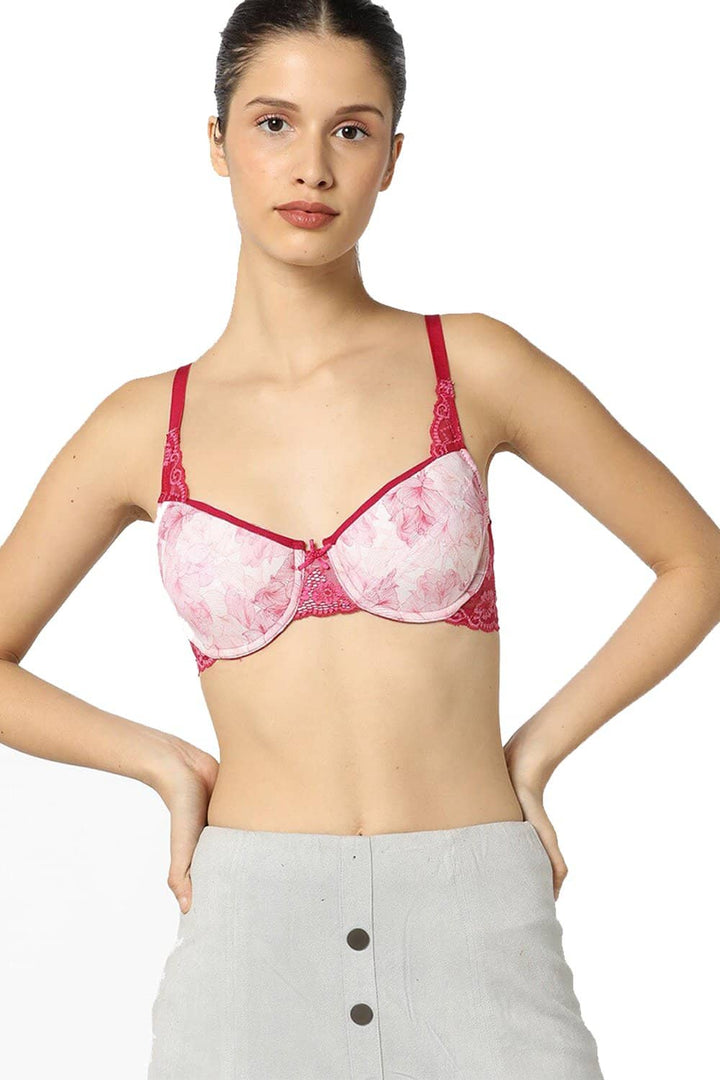 Organic Cotton Antimicrobial Underwired Lightly Padded Lace Bra ISB018 –  Zenia Creations