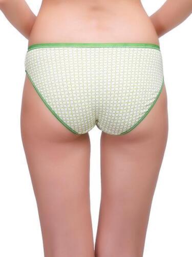 Organic Antimicrobial Anti Fungal Panty Underwear Green ISP028