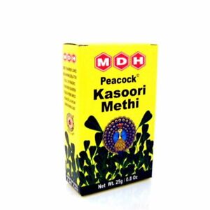 MDH Peacock Kasoori Methi -  Premium Dried Fenugreek Leaves