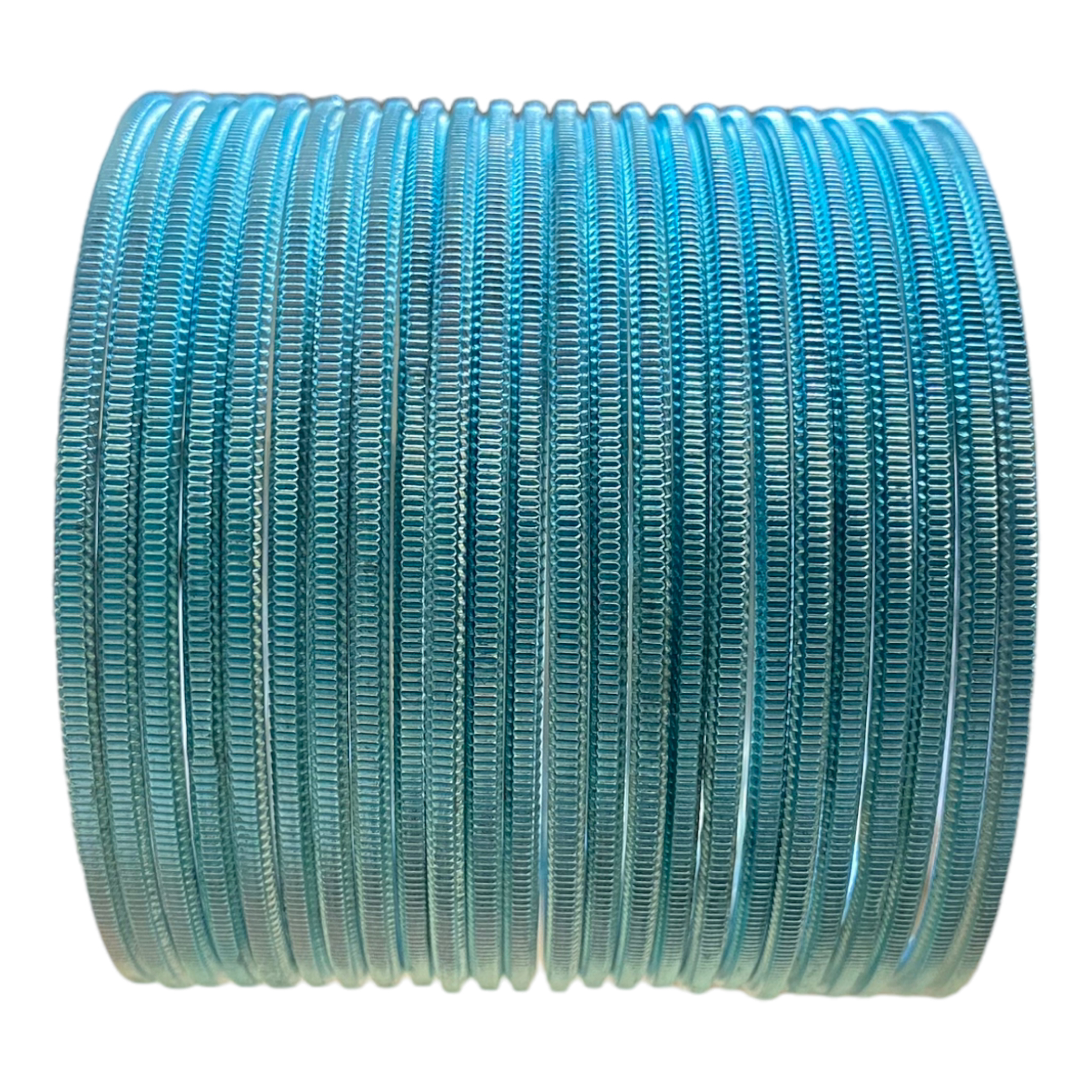Model #M2 - Plain Smooth Set of 24 Metal Bangles Set - Zenia Creations