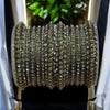Mehendi Finish kangan Bangle set with Rhinestones Model #MG2