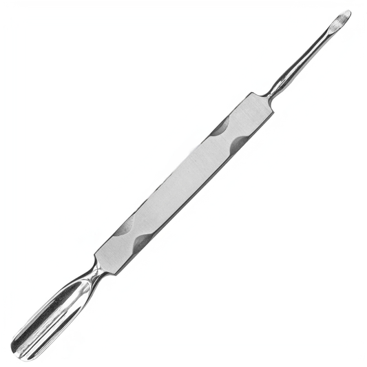 2-in-1 Cuticle Pusher and Nail Cleaner Stainless Steel #NP6