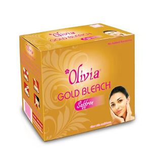 Olivia Professional Gold Skin Bleach: Saffron Infused for Glowing Skin