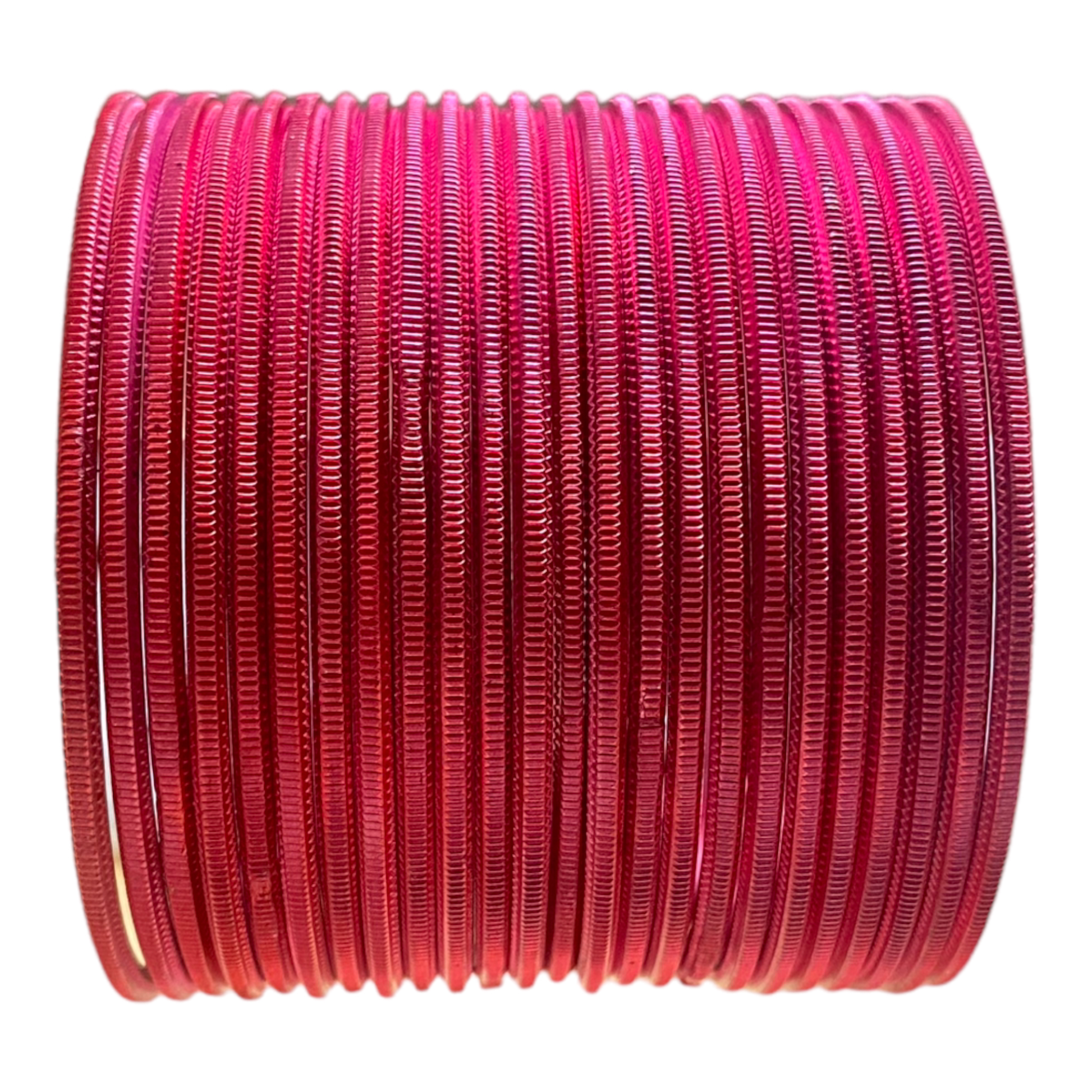 Model #M2 - Plain Smooth Set of 24 Metal Bangles Set - Zenia Creations