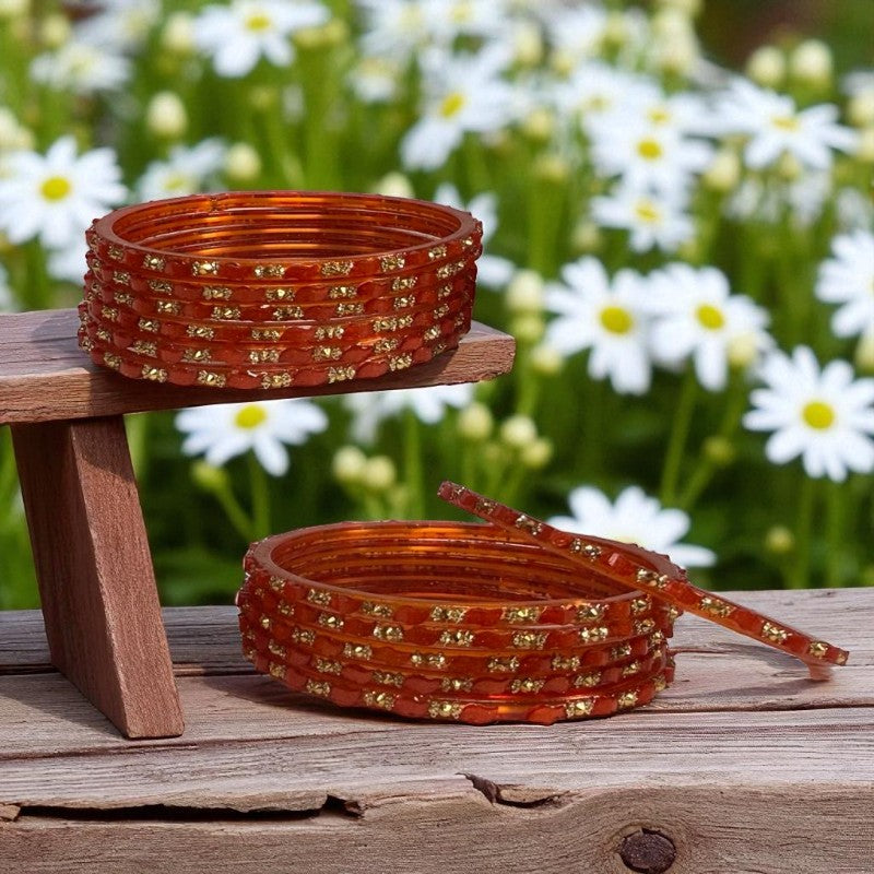 Set  of 12 Pooja - Indian Glass Bangles Churiyan Set various Colors and Sizes MP